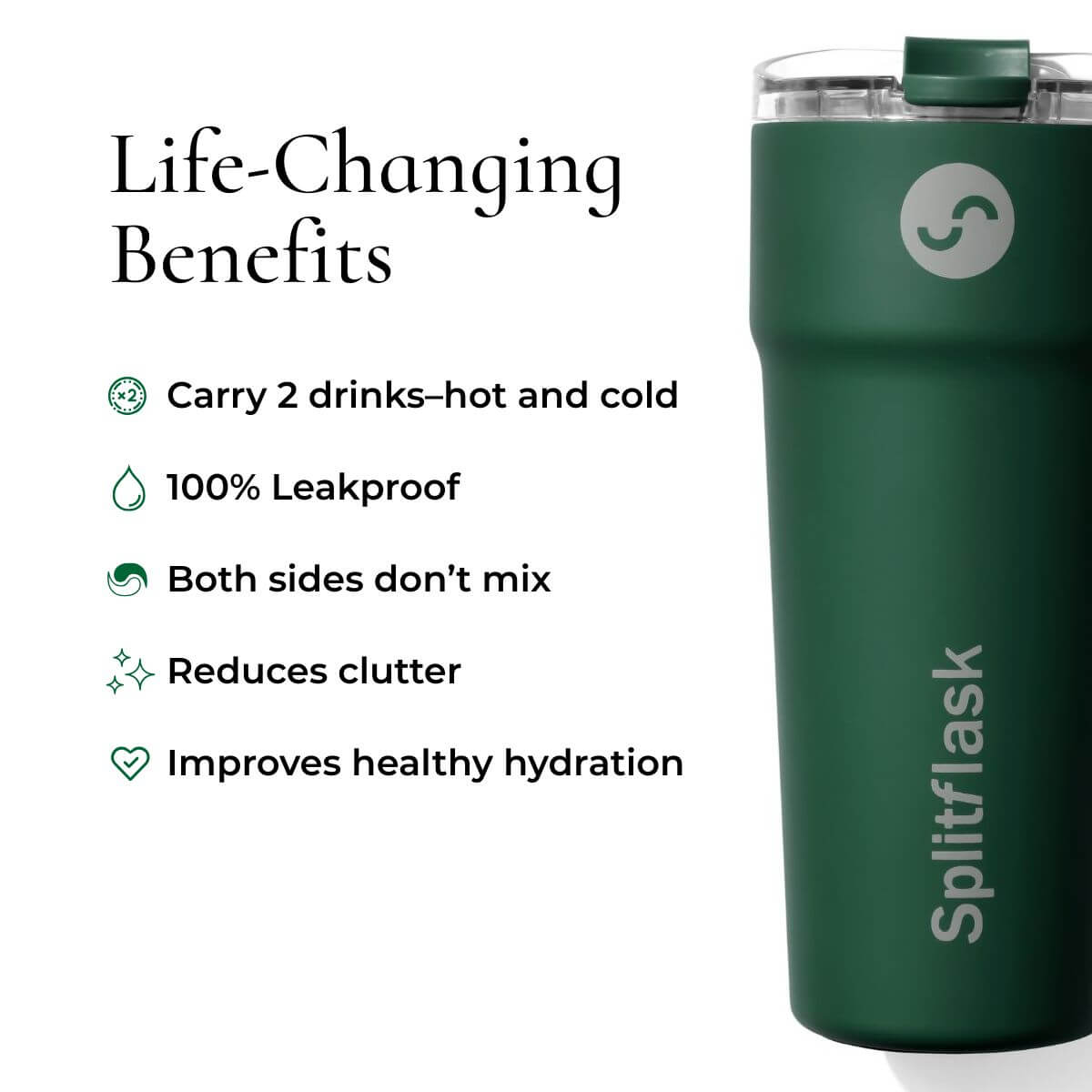 DUAL CHAMBER 850ml TUMBLER (2025 Version) - SplitflaskUKEU